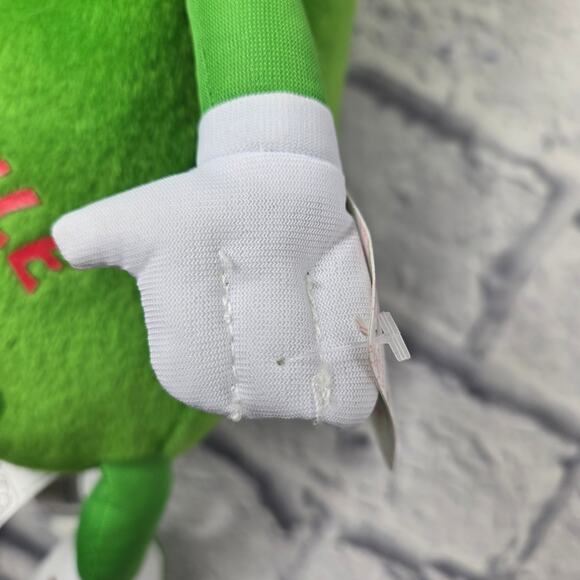 Fiesta Mr Pickle Plush 12 inch Green Mustache Eyeglasses - Picture 13 of 16